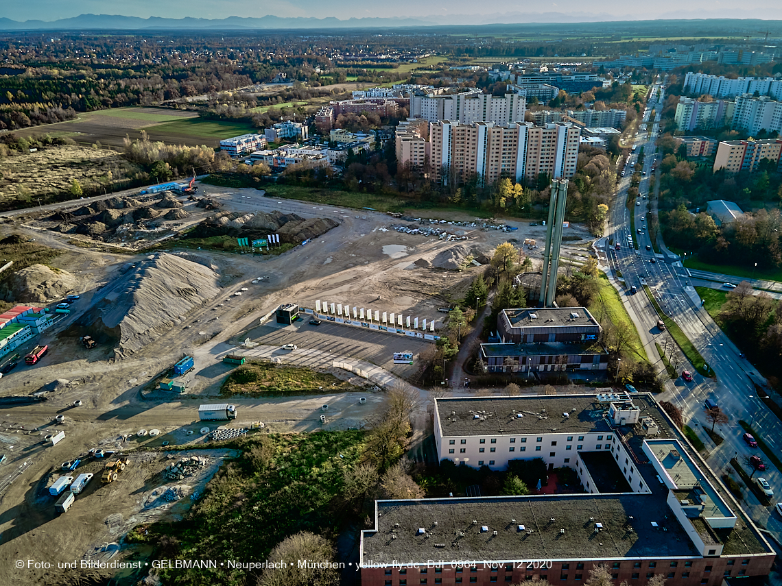12.11./09.11.2020 - Piederstorfer Gelände und Alexisqaurtier am Karl-Marx-Ring in Neuperlach